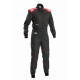 Race suit OMP KS-4 my2026, black/red