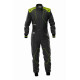 Children's karting suit OMP KS-4 my2026, anthracite/fluo/yellow
