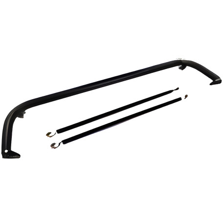 Rollcages and Rollbars Harness Bar Honda CRX Del Sol Black | races-shop.com