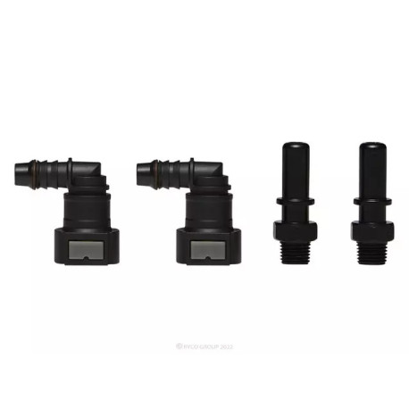 Plastic fittings for hoses Ryco Quick Connector Set – 1/4" NPT to 12 mm fuel hose RFA226 | races-shop.com