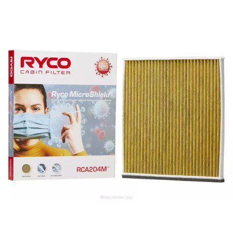 Cabin air filters RYCO cabin filter with high filtration efficiency RCA204M | races-shop.com