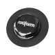 Rotiform aluminum wheels Rotiform LAS-R wheel centre cap, Black | races-shop.com