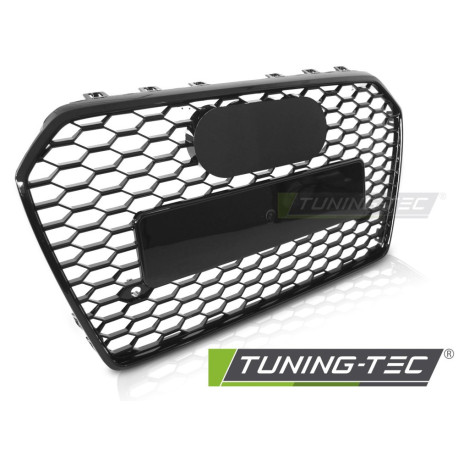 Body kit and visual accessories GRILLE SPORT GLOSSY BLACK PDC fits AUDI A6 C7 14-18 | races-shop.com