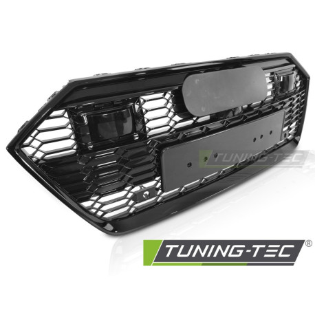 Body kit and visual accessories GRILLE SPORT GLOSSY BLACK PDC fits AUDI A7 C8 18-23 | races-shop.com