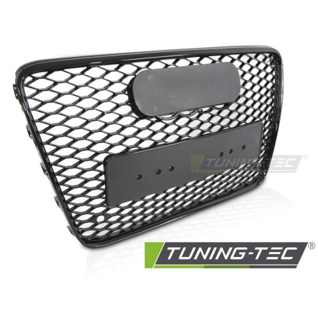 Body kit and visual accessories GRILLE SPORT STYLE GLOSSY BLACK PDC fits AUDI Q7 4L 05-15 | races-shop.com