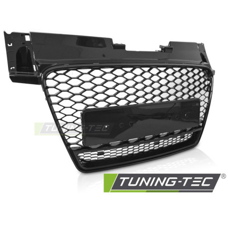 Body kit and visual accessories GRILLE SPORT STYLE GLOSSY BLACK fits AUDI TT 8J 06-14 | races-shop.com