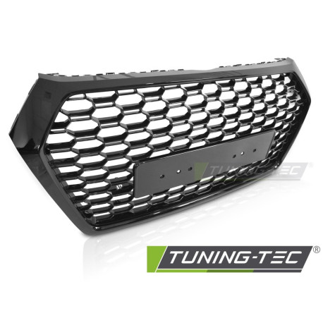 Body kit and visual accessories GRILLE SPORT STYLE GLOSSY BLACK PDC fits AUDI Q5 FY 16-20 | races-shop.com
