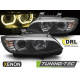 Lighting XENON HEADLIGHTS YELLOW LED BLACK DRL fits BMW E92 / E93 06-10 | races-shop.com