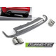 Body kit and visual accessories DIFFUSOR SINGLE OUTLET SILVER SPORT S STYLE fits AUDI A4 B8 08-11 | races-shop.com