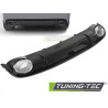 DIFFUSOR SINGLE OUTLET GLOSSY BLACK SPORT STYLE fits AUDI A4 B8 08-11