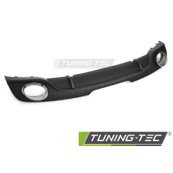 DIFFUSOR TWIN OUTLET MATT BLACK SPORT STYLE fits AUDI TT 8J 06-14