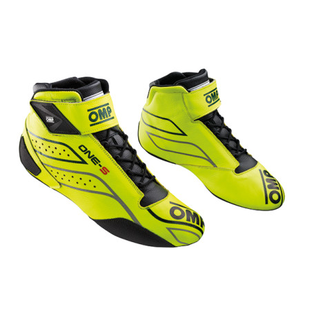 Shoes FIA race shoes OMP ONE-S my2026, fluo yellow | races-shop.com