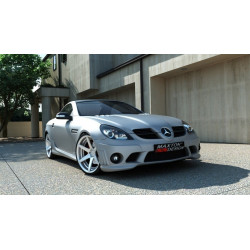 MAXTON DESIGN front bumper for Mercedes SLK R171 AMG 204 Look, fiberglass
