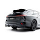 MAXTON DESIGN rear splitter for Audi A6 S-Line C9 (with vertical bars), glossy black, V1