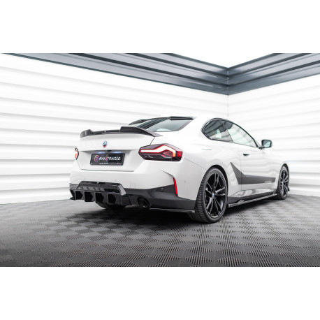 Body kit and visual accessories MAXTON DESIGN rear diffuser for BMW 2 M-Pack Coupe G42, glossy black | races-shop.com