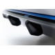 Body kit and visual accessories Prepreg Carbon Fiber Rear Diffuser BMW X7 M-Pack G07 / G07 Facelift (version with towbar) | races-shop.com