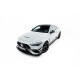 Body kit and visual accessories Street Pro Front Splitter + Flaps Mercedes-AMG CLE 53 Aero C236 (Black + Gloss Flaps) | races-shop.com