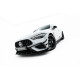 Body kit and visual accessories Street Pro Front Splitter + Flaps Mercedes-AMG CLE 53 Aero C236 (Black + Gloss Flaps) | races-shop.com