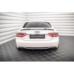 MAXTON DESIGN rear diffuser for Audi A5 Sportback 8T Facelift (exhaust 1+1)