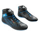 FIA kids karting shoes OMP KS-2X, black/cyan