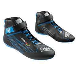FIA Race shoes kids OMP KS-2X my2026, black/cyan