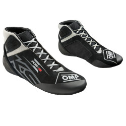 Karting shoes OMP KS-3 my2026, black/silver