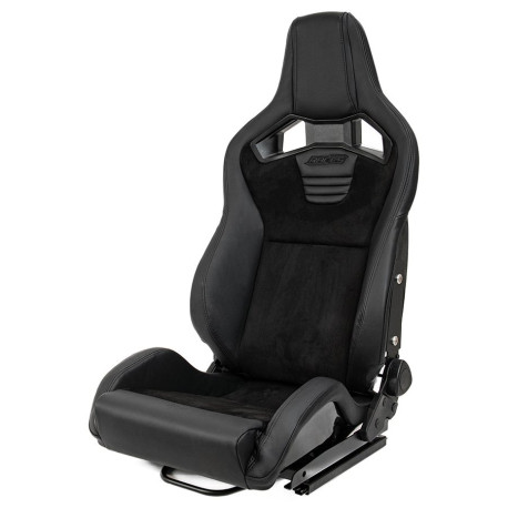 Sport seats without FIA approval - adjustable Racing seat RACES Speedster Black | races-shop.com