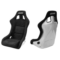 Racing seat RACES Glitter Silver - siz. L