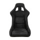 Sport seats without FIA approval Racing seat RACES Glitter Black - siz. L | races-shop.com