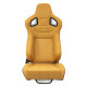 Sport seats without FIA approval - adjustable Racing seat RACES Diamond Crema | races-shop.com