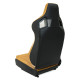 Sport seats without FIA approval - adjustable Racing seat RACES Diamond Crema | races-shop.com