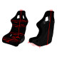 Sport seats without FIA approval Racing seat RACES Glitter Black - siz. L | races-shop.com