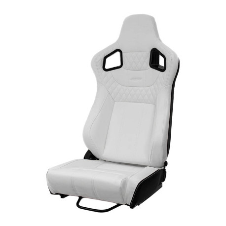 Sport seats without FIA approval - adjustable Racing seat RACES Diamond White | races-shop.com