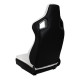 Sport seats without FIA approval - adjustable Racing seat RACES Diamond White | races-shop.com
