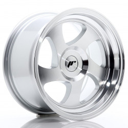 JR Wheels JR15 15x8 ET20 Blank Machined Silver DAMAGED