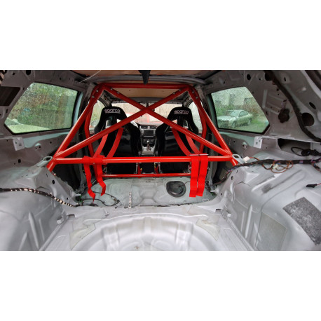 Rollcages and Rollbars Bolt-in Half Roll Cage Mitsubishi Lancer EVO X | races-shop.com