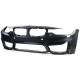 Outlet Sport front bumper + spoiler sword fits BMW 3 Series F30 F31 F80 11-19 INCOMPLETE | races-shop.com