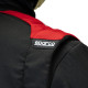 Suits FIA race suit Sparco SPRINT S ADVANCED, black/red | races-shop.com