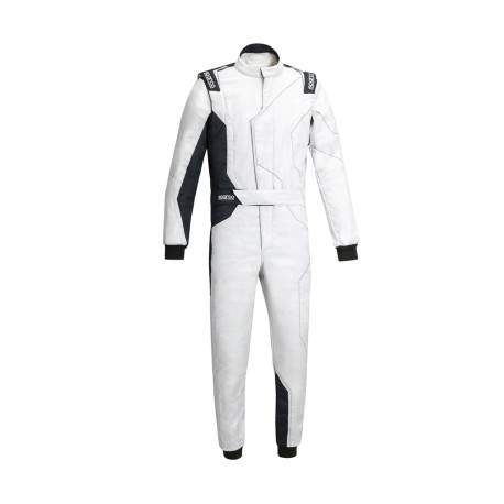 Suits FIA race suit Sparco SPRINT A ADVANCED-ASY, silver/navy blue | races-shop.com
