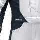 Suits FIA race suit Sparco SPRINT A ADVANCED-ASY, silver/navy blue | races-shop.com