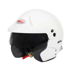 FIA open-face race helmet BELL MAG-10 PRO (HANS), white