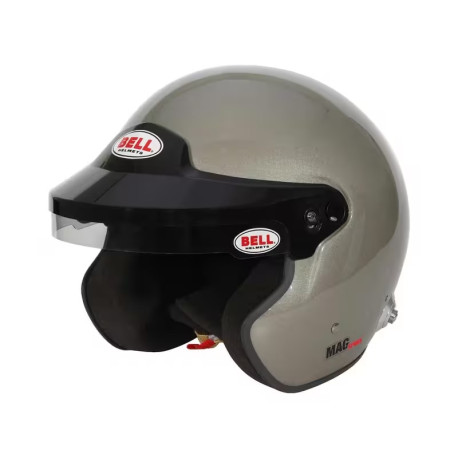 Open face helmets Helmet BELL MAG, titanium (HANS) | races-shop.com