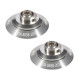 Helmet accessories BELL HANS clip set FIA, silver | races-shop.com