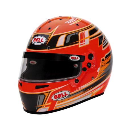Full face helmets Karting helmet BELL KC7-CMR PRO CHAMPION, anthracite/orange | races-shop.com