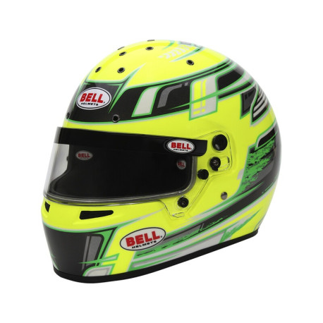 Full face helmets Karting helmet BELL KC7-CMR PRO CHAMPION, anthracite/yellow | races-shop.com
