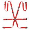 FIA 6 point safety belts SPARCO COMPETITION H-2 PU, red