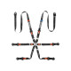 Seatbelts and accessories FIA 6 point safety belts SPARCO PRO H-9 ENDURANCE my2026, black | races-shop.com