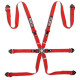 Seatbelts and accessories FIA 6 point sport safety belts SPARCO COMPETITION H-2 PD my2026 2" (50mm), red | races-shop.com