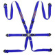 Seatbelts and accessories FIA 6 point sport safety belts SPARCO COMPETITION H-2 PD MARTINI RACING my2026 2" (50mm), blue | races-shop.com