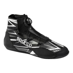 FIA karting shoes Sparco K-RAPID (waterproof), black/white